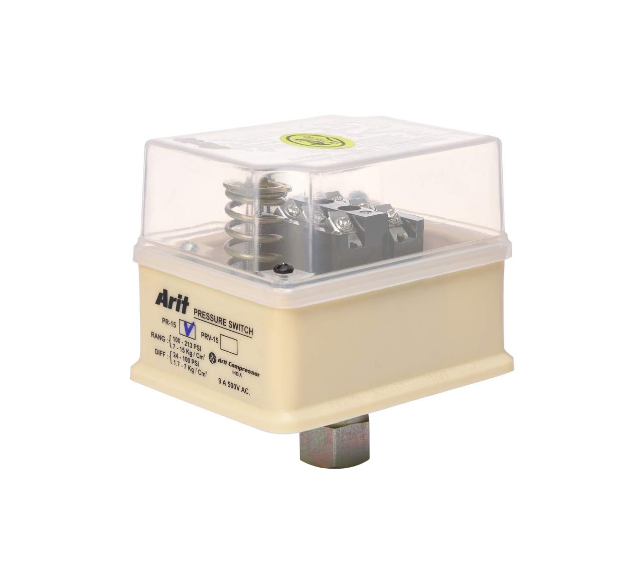 Arit Air Compressor Automatic Pressure Cut-off Switch 100-213 PSI : 9A 500V Ac MADE IN INDIA (B07GB8QNNG) Amazon Price History, Amazon Price Tracker