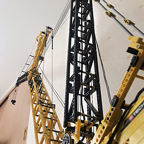 Spide Extra groß Raupenkran Baukasten mit Motorsatz, 3846PCS Kabelgesteuert Kran Bausatz, Maschinenbau Baufahrzeug… – Bild 6
