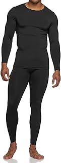 TSLA Men’s Thermal Underwear [Top/Bottom/Set] – Fleece Lined [Shirt/Leggings/Top & Bottom] for Winter Warmth, Outdoor, and...