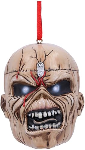 Nemesis Now Iron Maiden Trooper Eddie - Adorno colgante (3.0in), color beige Nemesis Now Iron Maiden Trooper Eddie - Adorno colgante (3.0in), color beige