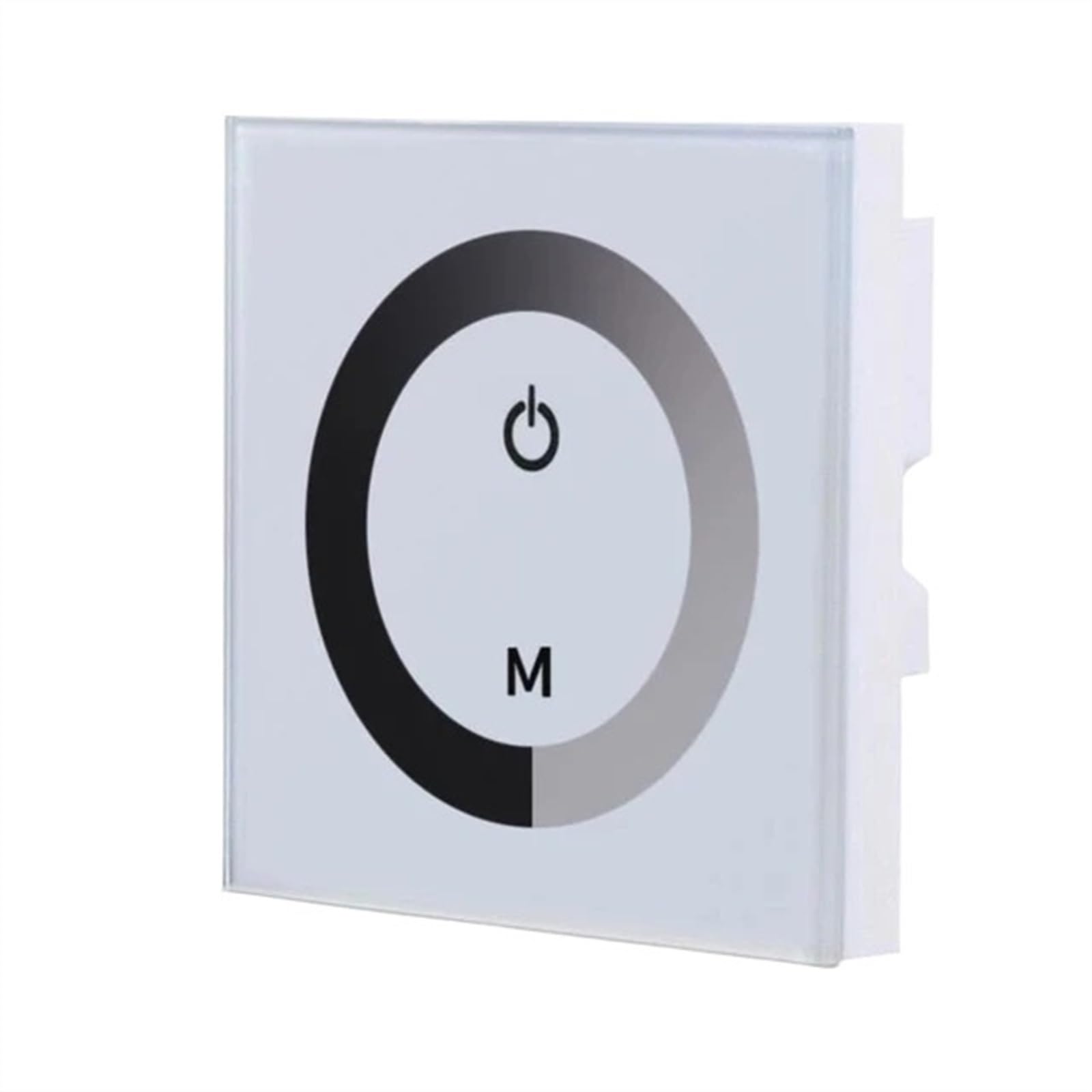 Przełącznik ścienny, przełącznik, panel dotykowy 12 V-24 V, ściemniacz LED, inteligentny kontroler, oświetlenia, DC, sprzęt(White)