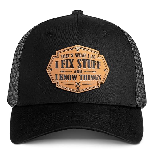 Image of KATLADIZ Fathers Day Hat from Daughter, Son - Fathers Day Birthday Gifts for Dad, Grandpa - Funny Hats for Men - Trucker Hat