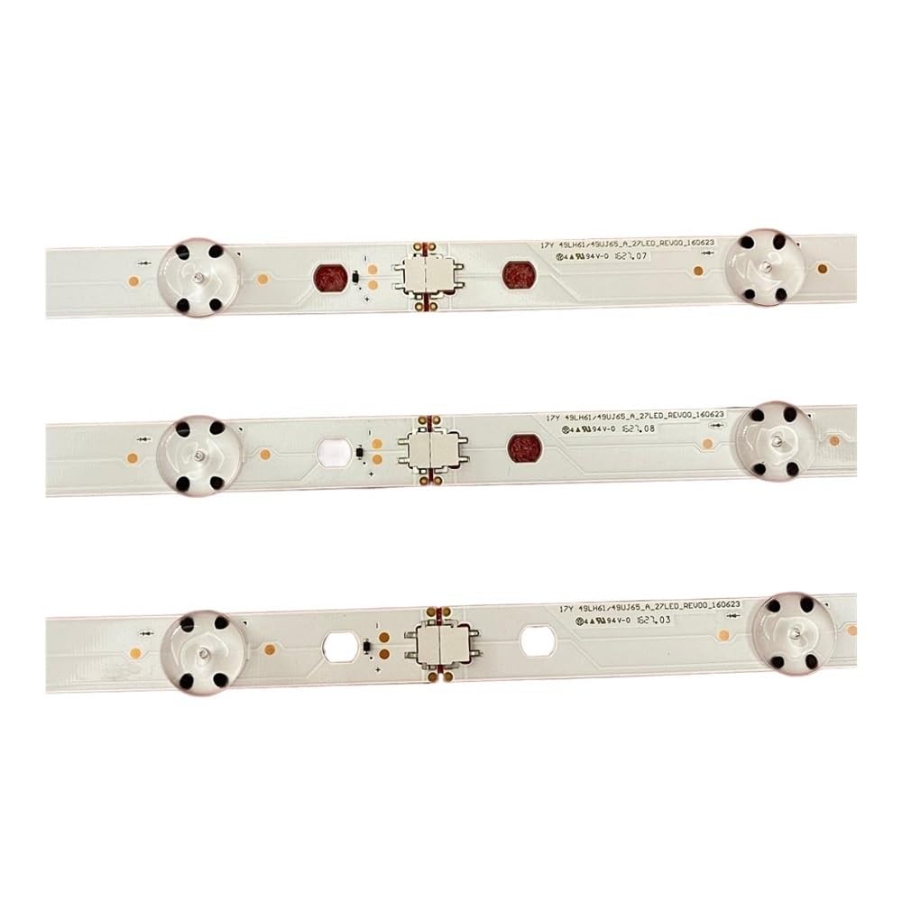 6 uds retroiluminación LED for TV 49UJ701V TV 17Y 49 Pulgadas LED Apto for Array 49LJ61/UJ65 49LH61 49UJ65 AB 49UJ651V 49LJ614V 49UJ650 49UJ635(Kit 6pcs For 1 TV)