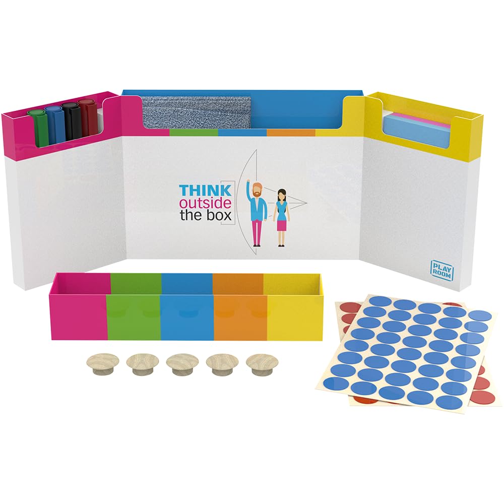 PLAYROOM GECKO Moderationsset – Magnetisches All-in-One Set mit Markern, Haftnotizen, Magneten und Mikrofasertuch – FSC®-zertifizierte Materialien