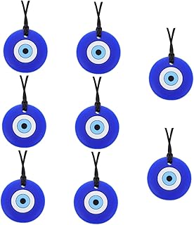 Toyvian 8 Peças Colar De Silicone Para Dentes De Bebê Colares De Mastigar Brinquedos De Mastigar Colar De Mastigar De Silicone Colar De Mordedor De Silicone Para Crianças Colar De Morder