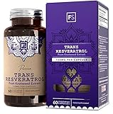 FS Trans Resveratrolo Integratori 150mg | Estratto di Polifenoli da Polygonum Cuspidatum | 60 Capsule Vegane | Integratori Alta Potenza | Potente Antiossidante | Senza OGM, Glutine e Latticini