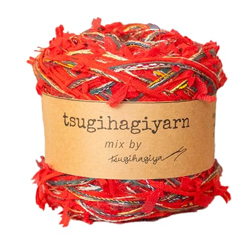 tsugihagiyarn ツギハギヤーン ツギハギヤ 毛糸 詰め合わせ 残糸入 山辺町 一点もの アップサイクル 編み物 手編み 手芸 手づくり ハンドメイド ※沖縄・離島への配送不可 tg-kttyx6