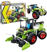 Creative 2 in 1 STEM Building Toys for Boys & Girls Age 6 7 8 9 10 Years Old Tractor or Harvester...