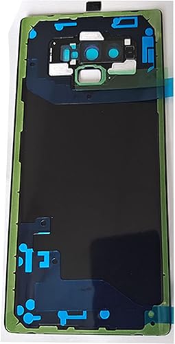 Miniatura 2 de N&A Galaxy Note 9 - Carcasa trasera de cristal para puerta con marco de cámara y adhesivo de repuesto de cinta preinstalada para Samsung Galaxy Note