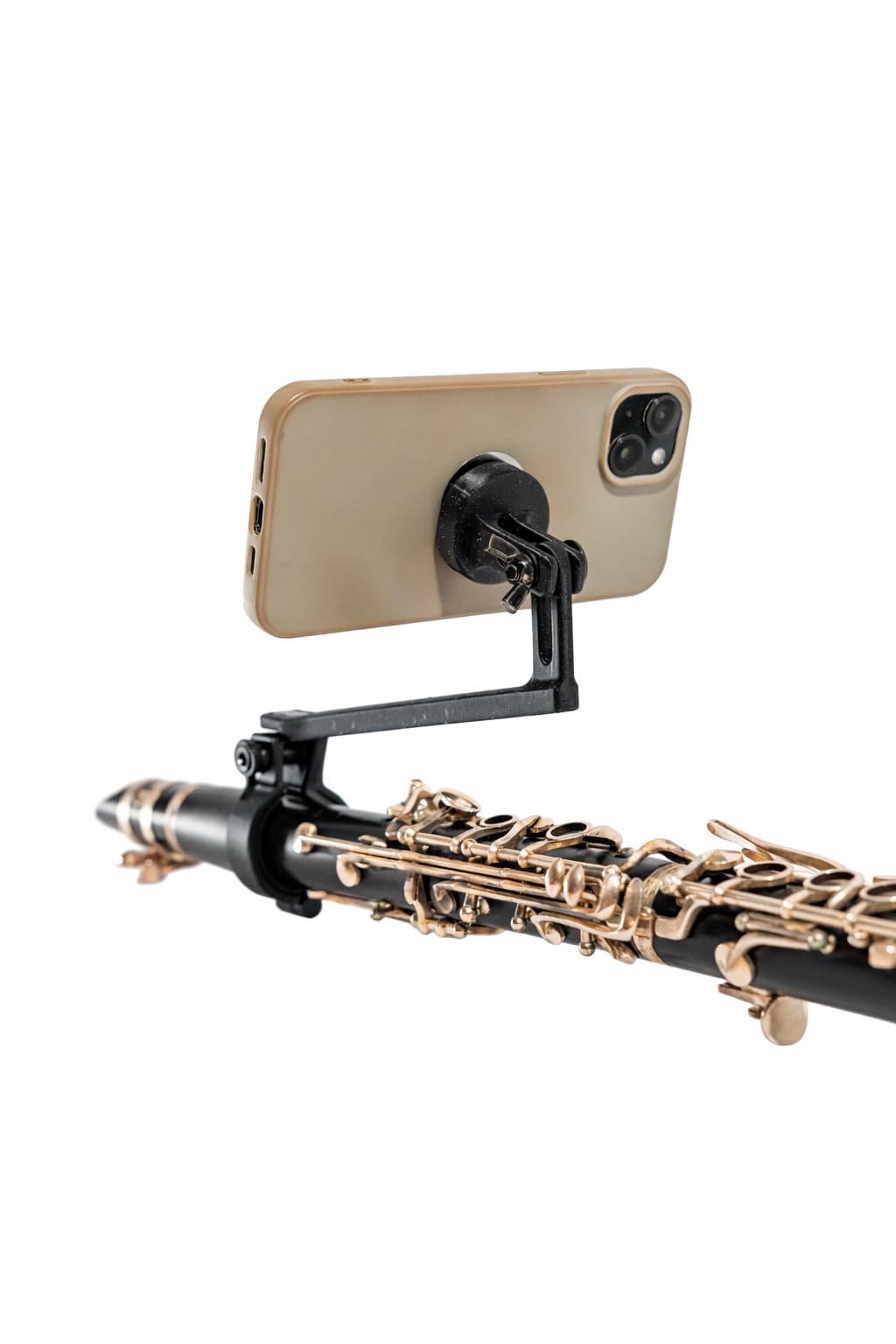 Atril de clarinete para móvil - Soporte ebook clarinete - Ideal para partituras digitales - Atril de Marcha para clarinete