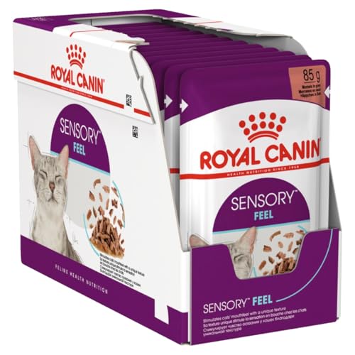 ROYAL CANIN Sensory Feel Wet Cat Food Chunks in Sauce 12 x 85 g