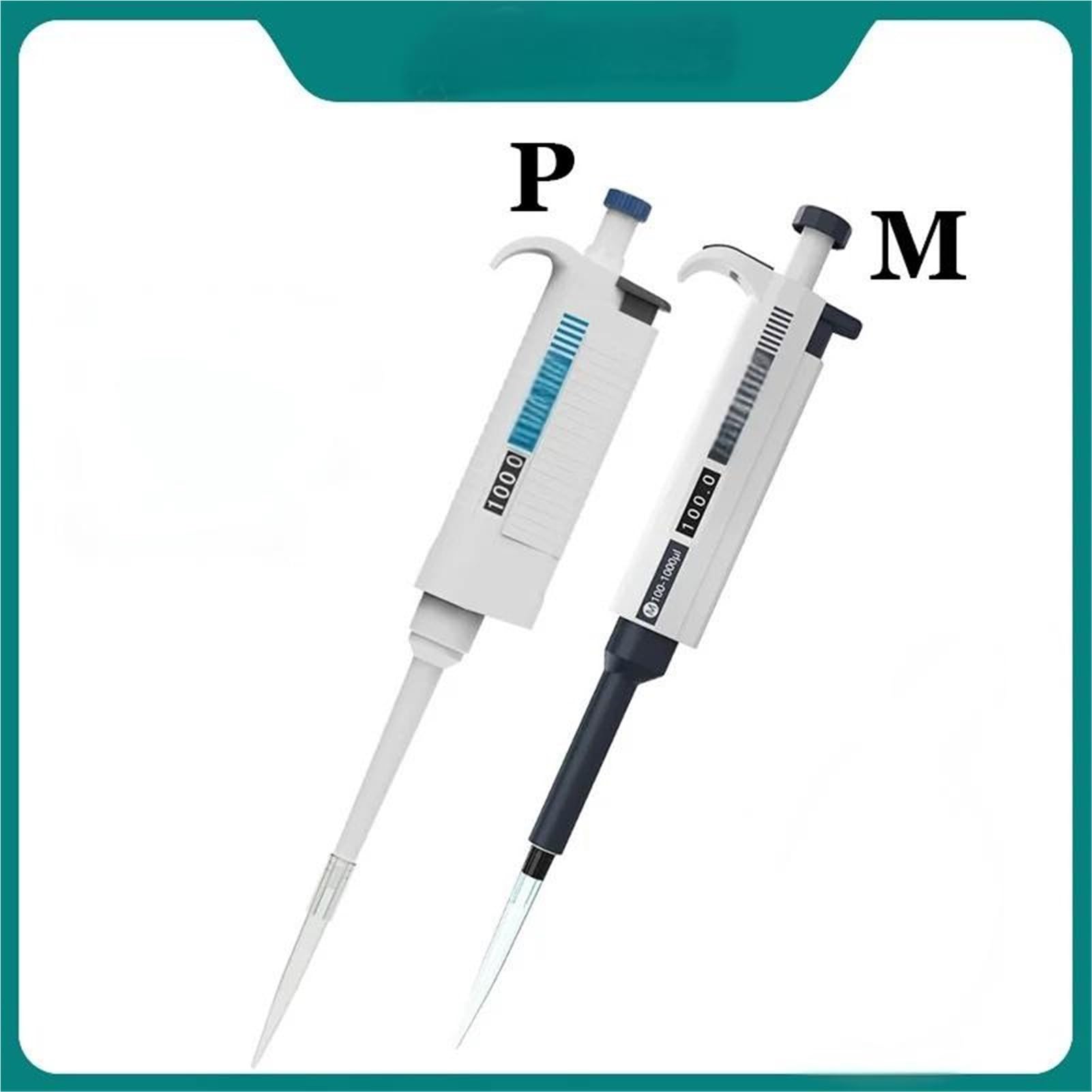 Laborpipette, Laborpipette Mikropipette Gun Lab Einkanalpipette Einstellbares Volumen Mikropipette für Labore(M 1-10ml)