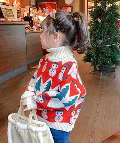 Mud Kingdom Little Girls Sweater Turtleneck Cute Love2