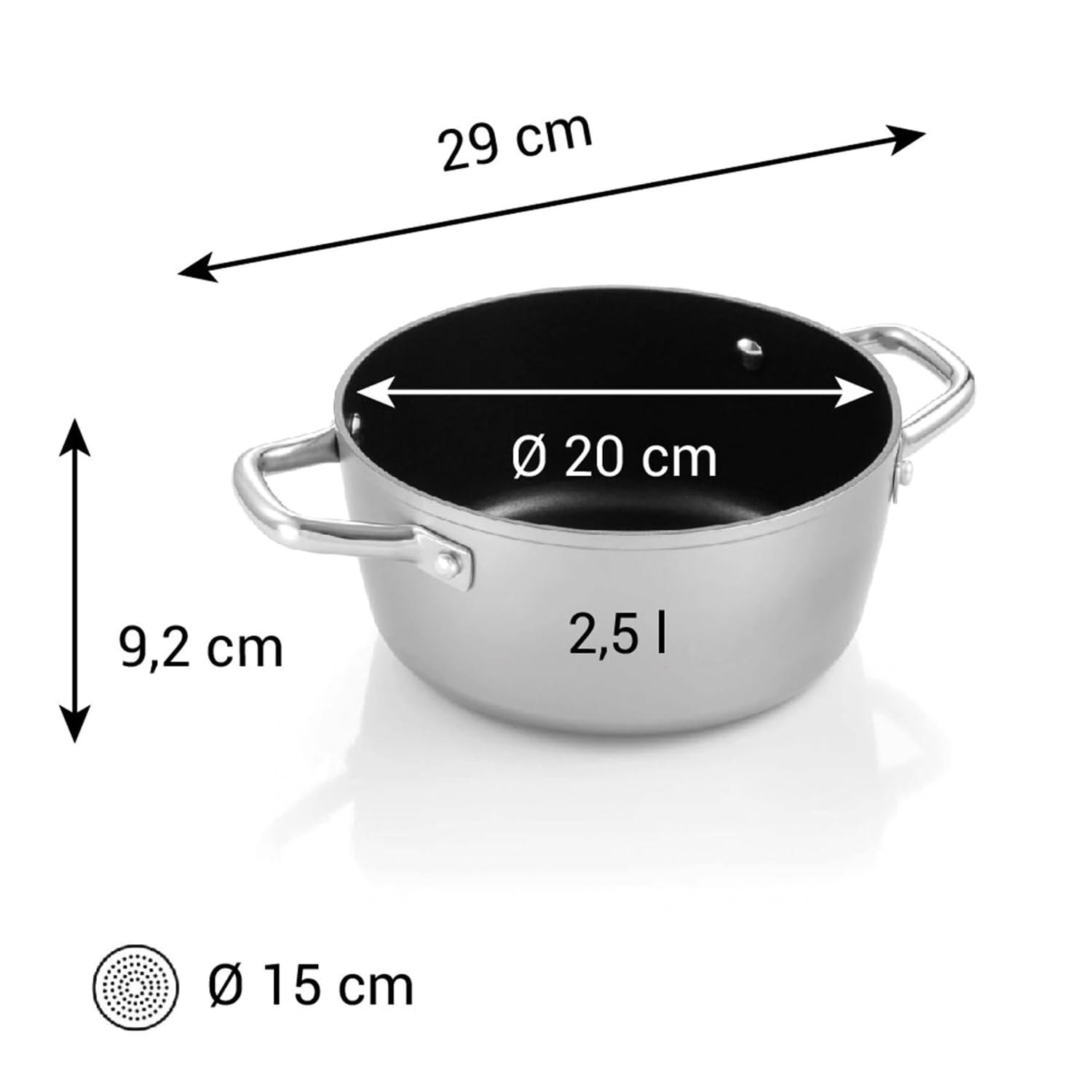 Tescoma 606970 Casseruola ø20 cm GrandCHEF+