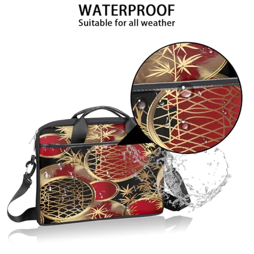 Bolso para Laptop con Patrón Geométrico Japonés 15 Pulgadas miniatura 3