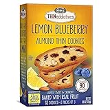 Nonni's THINaddictives Lemon blueberry Almond Thin Cookies NEW FLAVOR 6 packs per box 4.4 Ounce ( 2 Pack)