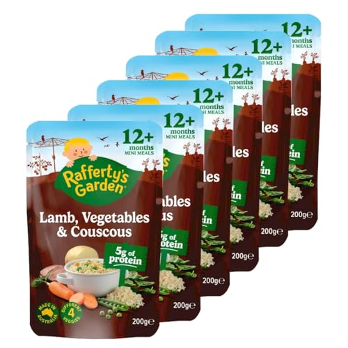 Rafferty's Garden Lamb, Vegetable and Couscous Lumpy Baby Food 12+ months, 200g (Case of 6)