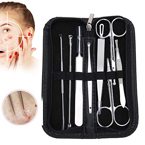 Blackhead Remover Tools Comedone Extraktor-Kit, 8 Stück Akne-Entfernung Mitesser For Stifte & Roll-Ons Extraktor Nadeln… - Image 3
