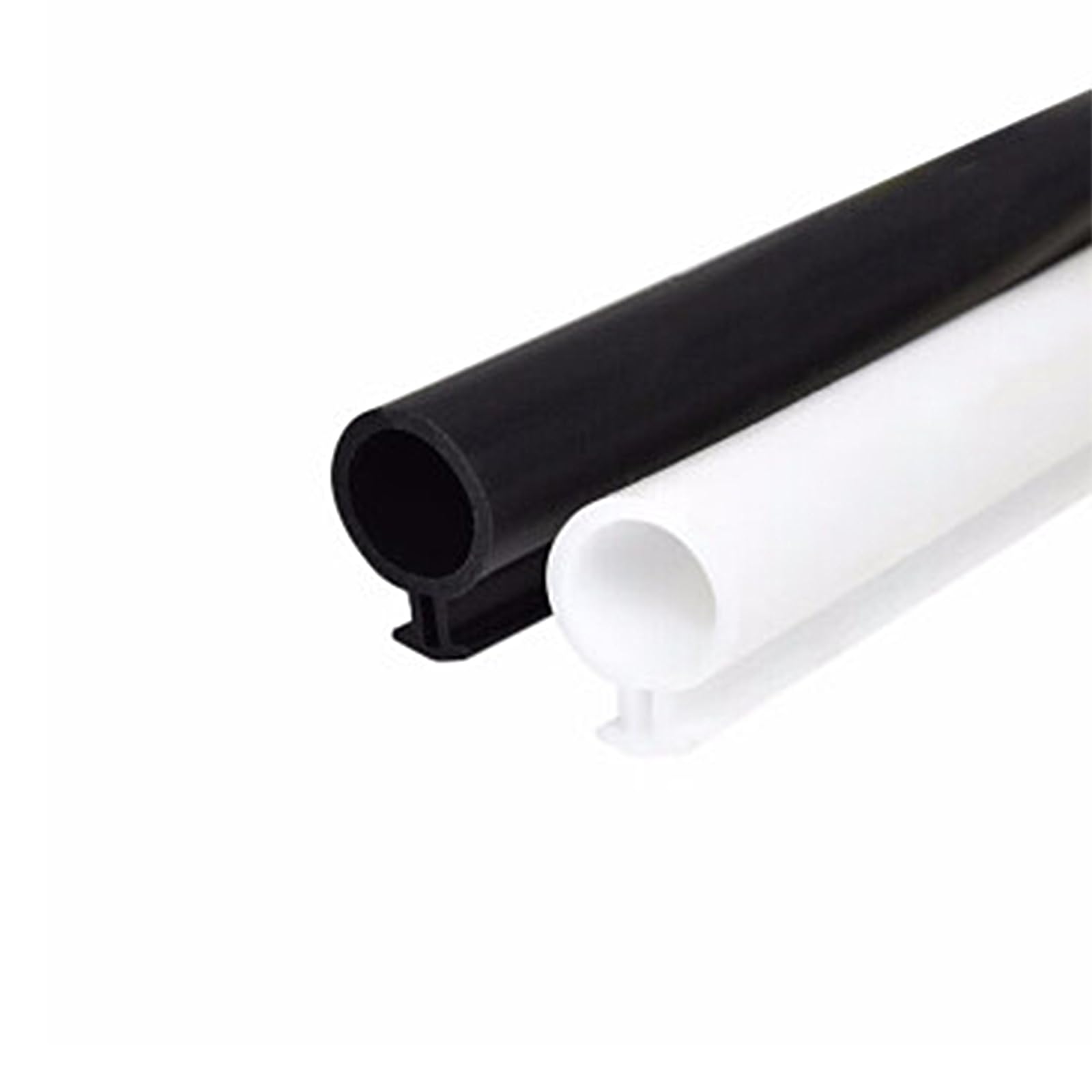Guarnizione per finestra tipo O, 10 m, guarnizione per porta, balcone, lucernario, parabrezza, finestra in plastica (bianco, 9 mm), WEISS-9MM