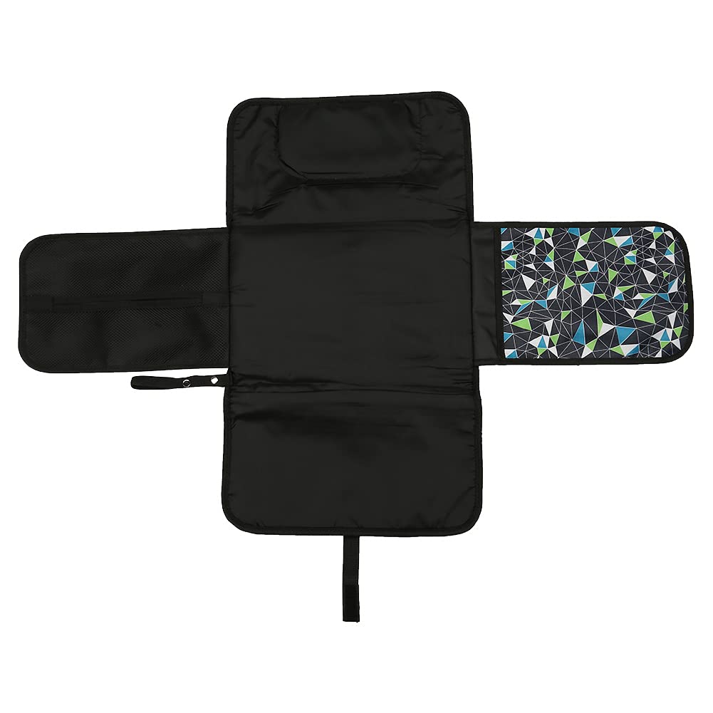 Baby Changing Pad, Folding Design Travel Changing Mat Portable for Moms Dads for Stroller Walks or Diaper Bag(Color Geometry)