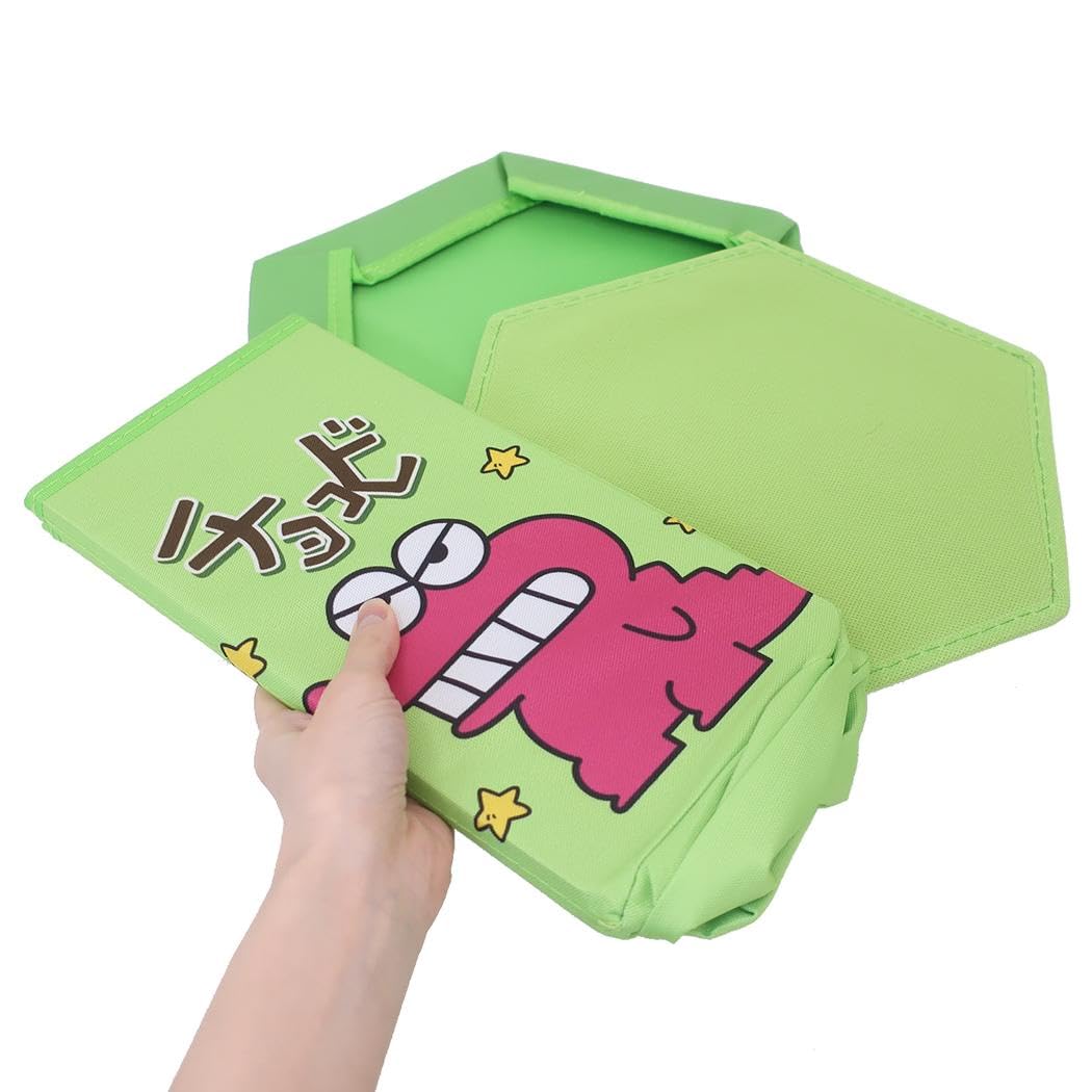 アイプランニング クレヨンしんちゃん チョコビ折りたたみ収納スツール グリーン K1896Aサムネイル5