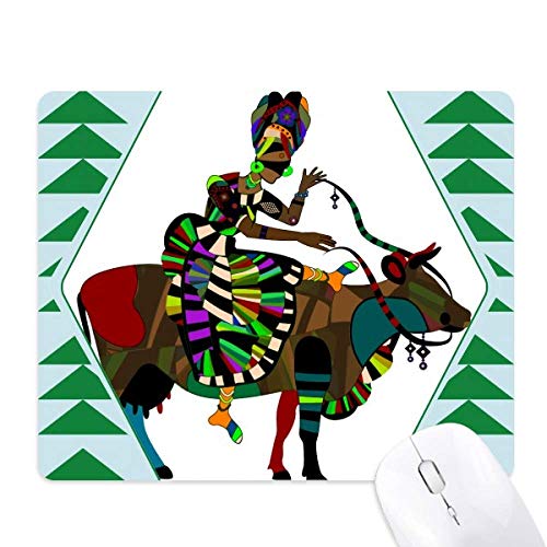 Tapis de souris imprimé totem protecteur en caoutchouc souple et résistant