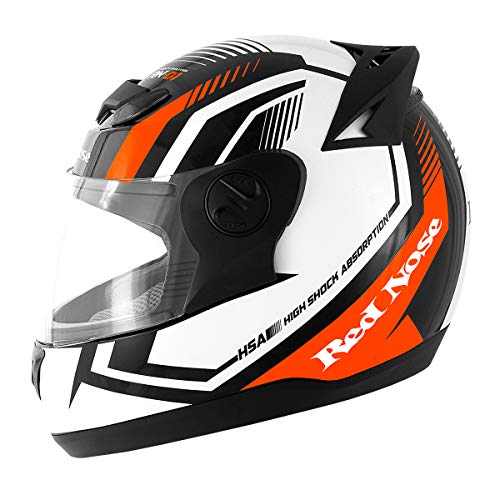 Pro Tork Capacete Evolution G6 Red Nose Rn-01 Fosco 58 multicor (Preto/Branco/Laranja)