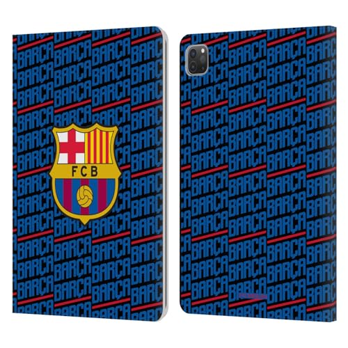 Ya en manzanajugosa.com: Head Case Designs Licenciado Oficialmente FC Barcelona Barca Patrones de Cresta Carcasa de Cuero Tipo Libro Compatible con Apple iPad Pro 11 2020/2021 / 2022