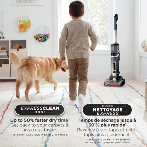 Image of Shark CarpetForce Lightweight Upright Carpet & Area Rug Cleaner, EX501BRN