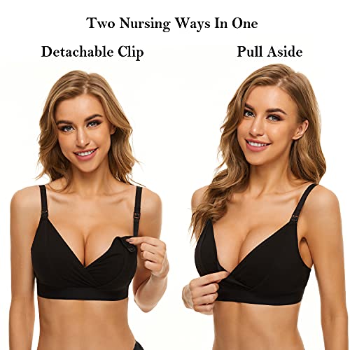 Pumping Bra Hands Free Pumping Bra and Nursing Bra Adjustable Wireless Comfortable Pump Bra Plus Size Fits Breast Pumps3