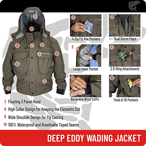 Paramount Outdoors Deep Eddy Fly Fishing Waterproof Breathable Wading Jacket3