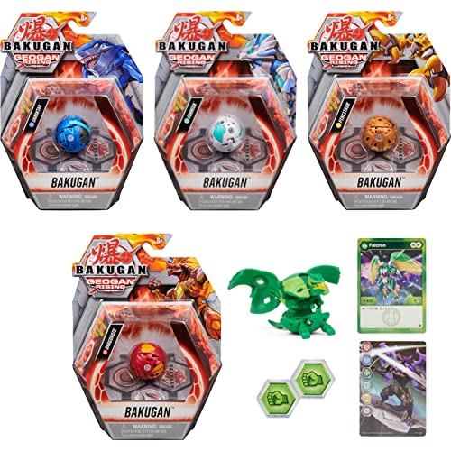 BAKUGAN GEOGAN RISING - PACK 1 BAKUGAN SAISON 3 - Bille Bakugan Avec 2 BakuCores Et 2 Cartes Collection - 6061459 - TirÃ©e du Dessin AnimÃ© Bakugan - Jouet Enfant 6 Ans et + - ModÃ¨le AlÃ©atoire