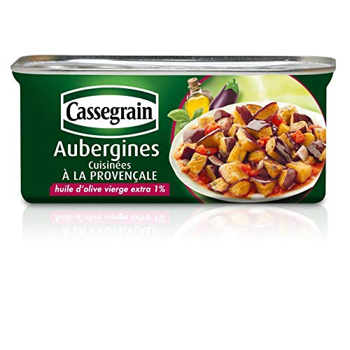 CASSEGRAIN - Aubergines Confites 185G - Lot De 4 - Offre Special