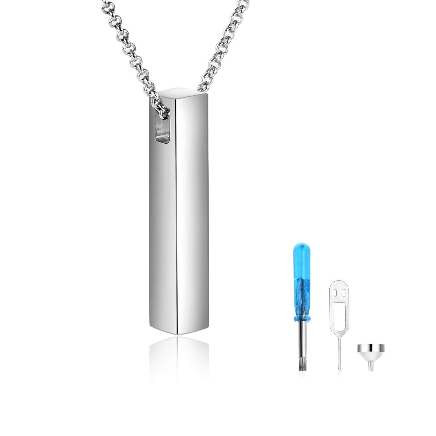 Collana Ciondolo Urna A Farfalla In Argento 925 | Porta Cenere O Capelli | Gioiello Commemorativo Per Donne E Uomini | Regalo Ricordo