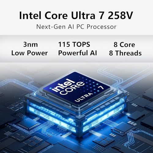 Image of HP OmniBook 7 AI Laptop 17.3 inch Touchscreen, Core Ultra 7 258V, 32GB RAM, 2TB SSD, Intel Arc Graphics, AI PC with 47 Tops NPU, Thunderbolt 4, Wi-Fi 7, Long-Lasting Battery, Windows 11H, w /PCO Cooler