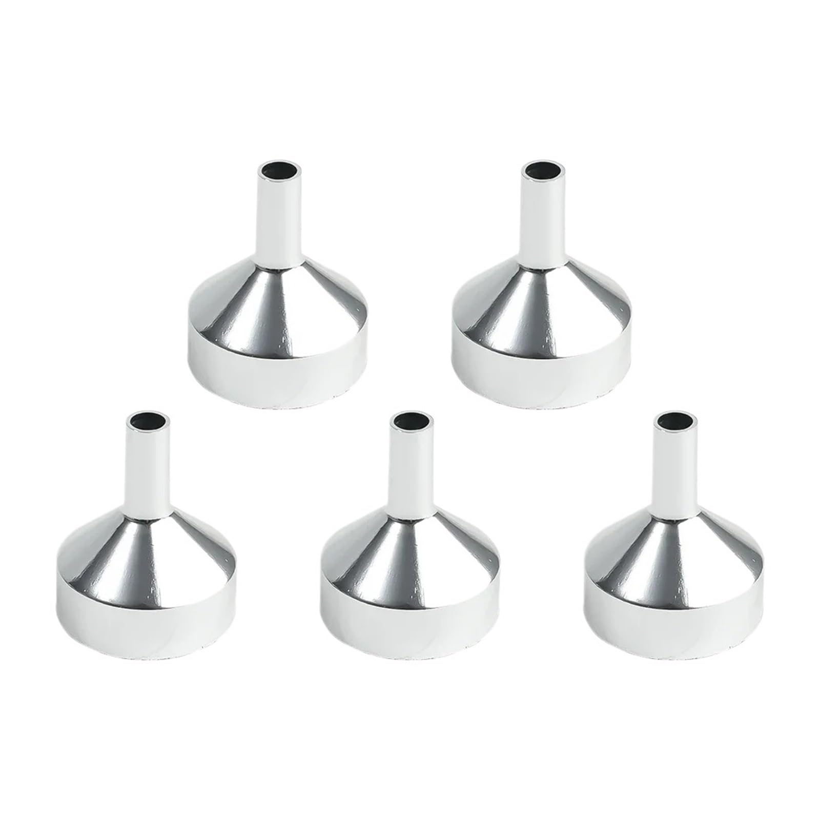 Funnels (hogar y Cocina) 10/1 Piezas Mini funnels de Acero Inoxidable vertido de Aceite líquido Perfume de Perfume biberías de Relleno for Accesorios de Cocina(5Pcs)