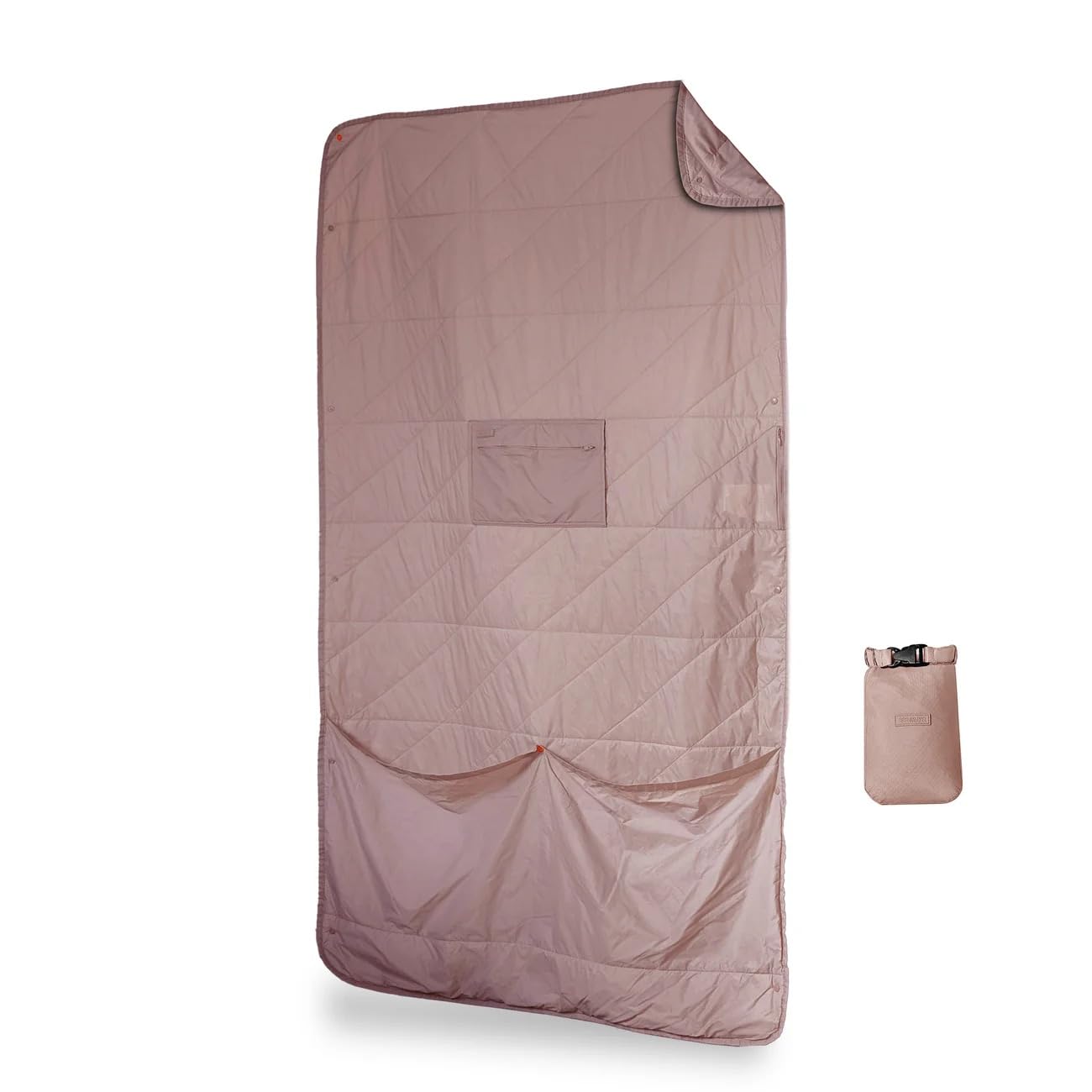 Gravel Layover Blanket – Compact, Down Alternative, 66" x 40", Designed in USA