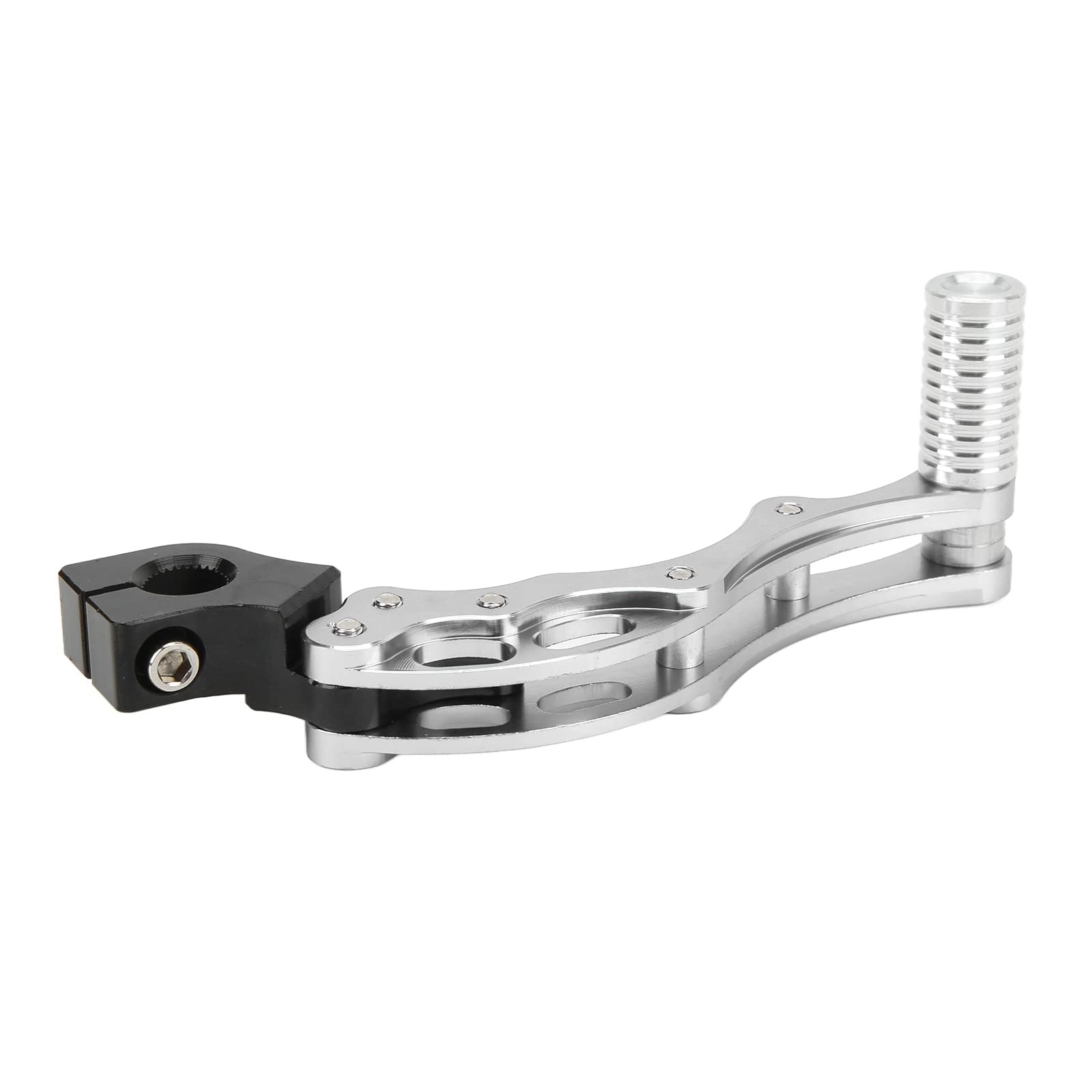 Aramox Start Pedal Starter Palanca de Arranque Palanca de Arranque Kickstart Accesorio Universal de Aleación de Aluminio de Alta Resistencia para Motocicleta Scooter(Plata)