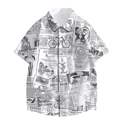 Chemise imprimée 3D pour vos vacances d'été et sorties streetwear décontractées