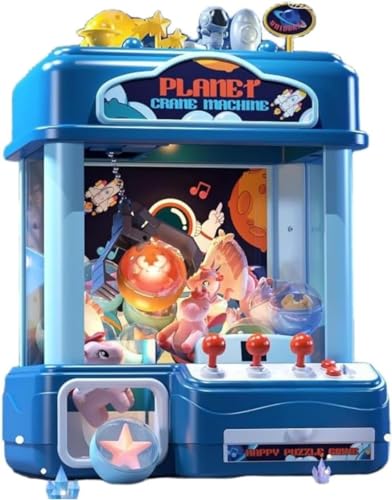 クレーンゲーム おもちゃ 玩具 家庭用 クレーンゲーム USBケーブル付き クレーン ゲーム ufo キャッチャー 子供クレーンゲーム USB/電池両方使用可能 キャッチャー ゲームセンター 子供用 クリスマス お誕生日 プレゼント 知育玩具 自宅用 (A