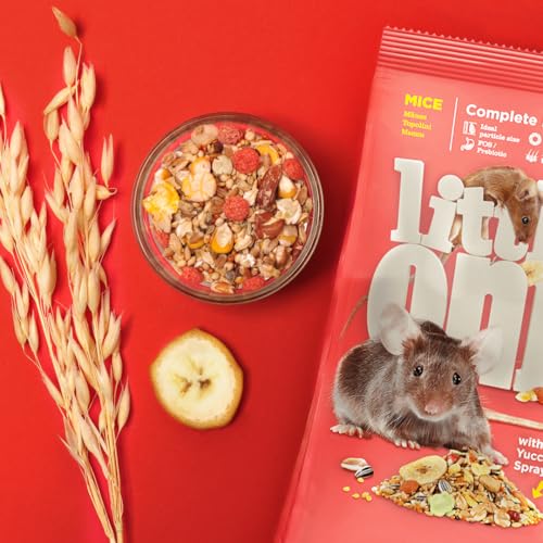 Little One Comlete Feed Mice | 5er Pack | 5 x 400 g | Alleinfuttermittel für Mäuse | Mit Vitaminen & Mineralstoffen