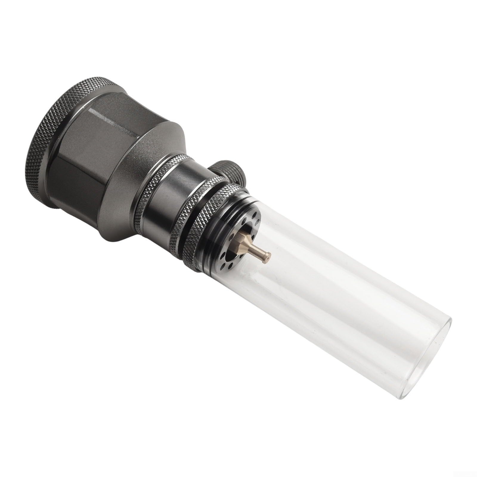 HpLive Farolillo de gas, lámpara de gas para camping, con depósito vacío y barra de extensión para tienda de campaña, senderismo y exterior, portátil para camping (linterna de gas con tanque)