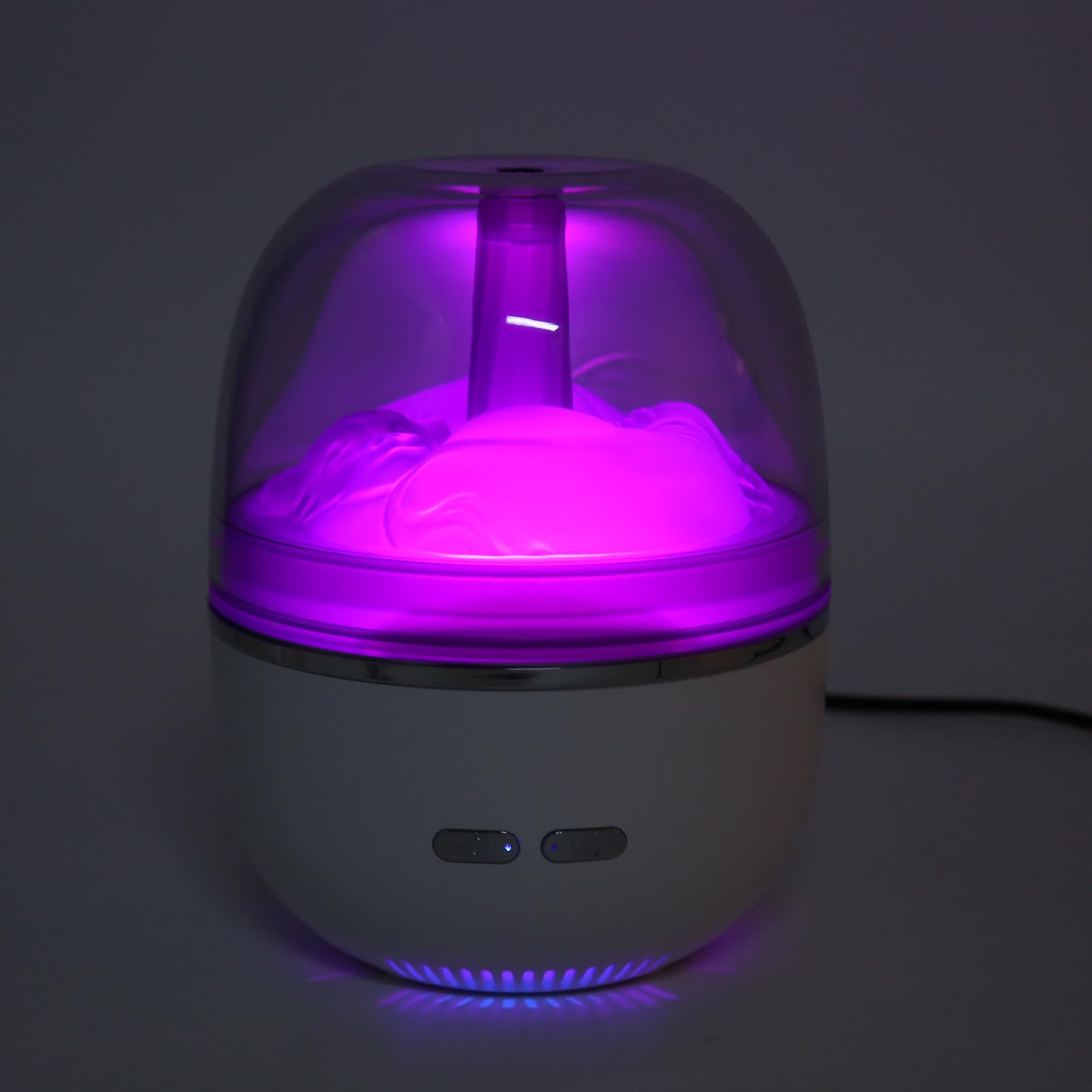 Humidificador de aromaterapia ultrasónico 260ML humidificador de de Niebla de Ajuste de un botón con luz Colorida para Yoga sueño