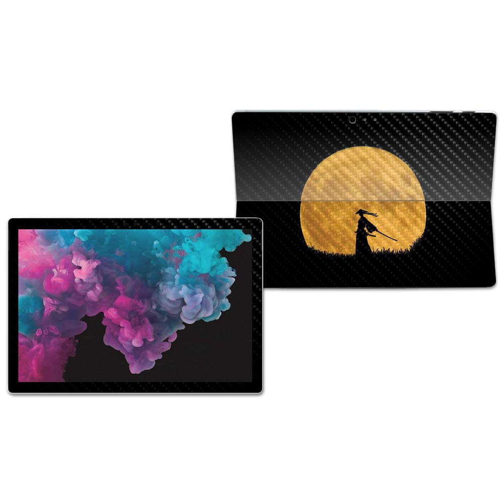 MIGHTY SKINS MightySkins Carbon Fiber Skin for Microsoft Surface Pro 6 - Samurai | Protective, Durable Textured Carbon Fiber Finish | Easy to Apply, Remove, and Change Styles | Made in The USA