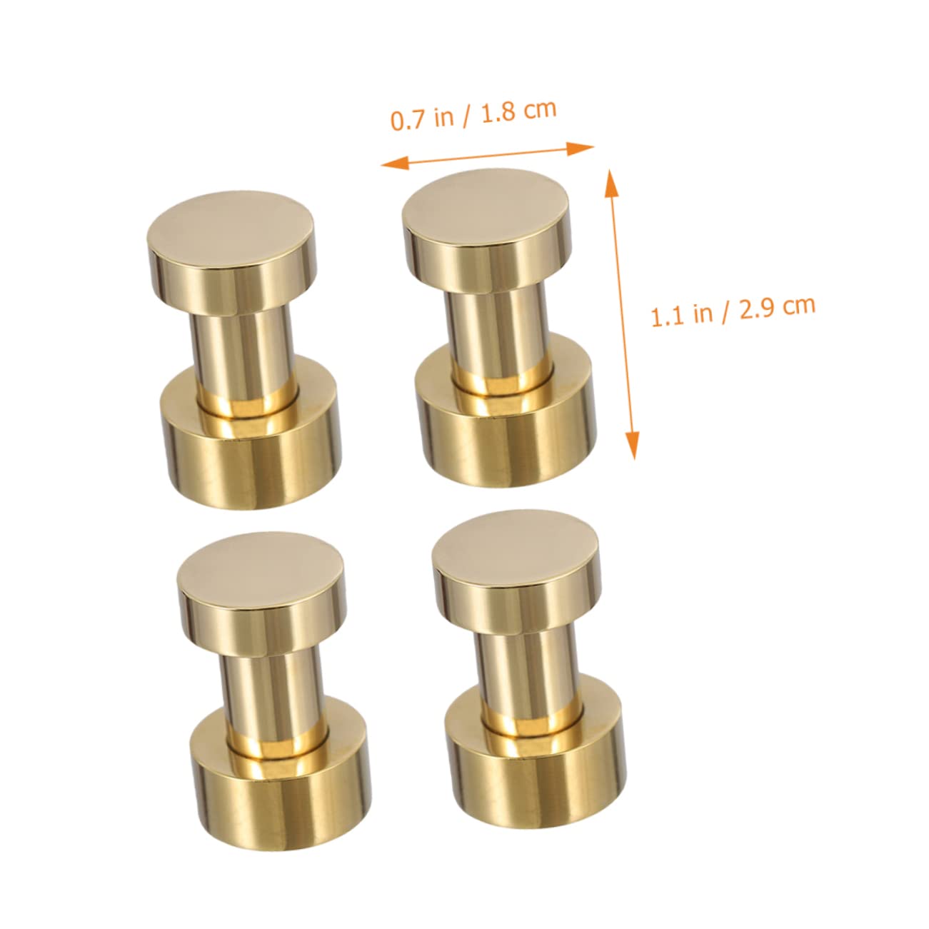 UKCOCO 4piezas Ganchos Metálicos Impermeables Para Baño Colgar Toallas Ganchos De Pared Tornillos Incluidos