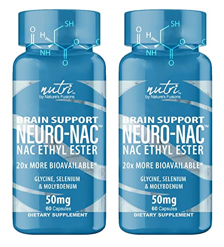Nutri Neuro NAC N-Acetyl Cysteine Ethyl Ester 600mg - NACET - 120 Caps