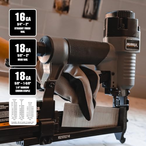 NuMax SL31 3-in-1 Pneumatic Nailer
