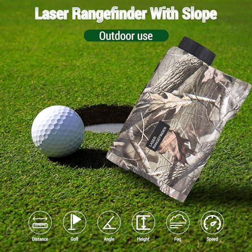 فاونو جهاز تحديد المدى الرقمي للجولف مع قياس الارتفاع والزاوية 600 متر / 800 متر / 1000 متر