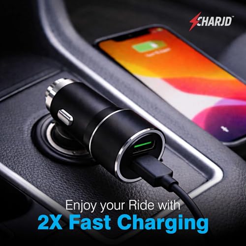 Image of 125W Fast Charging Car Charger, Dual Output 100W QC + 45W PD Type C Car Adapter, Quick Charging Compatible with All Cars for iPhone & Android Smartphone,Smartwatch,Earbud,Power Bank (Black)