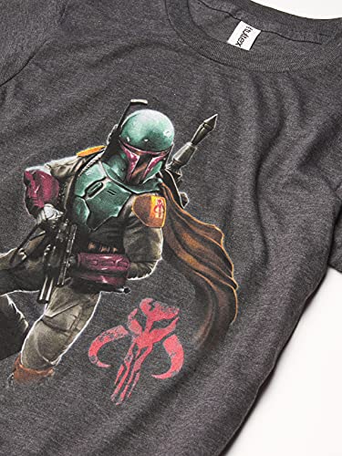 STAR WARS Mandalorian Warrior Boy's Heather Crew Tee2